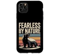 Fearless by Nature Blaireau au Miel Vintage Coque pour iPhone 11 Pro Max