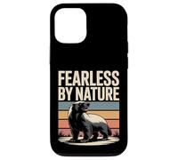 Fearless by Nature Blaireau au Miel Vintage Coque pour iPhone 12/12 Pro