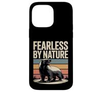 Fearless by Nature Blaireau au Miel Vintage Coque pour iPhone 14 Pro Max