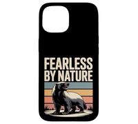 Fearless by Nature Blaireau au Miel Vintage Coque pour iPhone 15