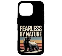 Fearless by Nature Blaireau au Miel Vintage Coque pour iPhone 16 Pro