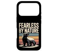 Fearless by Nature Blaireau au Miel Vintage Coque pour iPhone 17 Pro