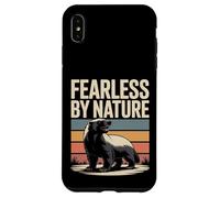 Fearless by Nature Blaireau au Miel Vintage Coque pour iPhone XS Max