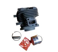 FEARZIE Ensemble Cylindre TH34 37MM TH34D 2 CYCEL 34CC DÉBROUSSAILLEUSE KIT Cylindre Segments DE Piston Clips DE GOUPILLE Assemblage