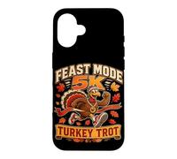 Feast Mode Turquie Trot Runner Mascotte Course Graphique Course Coque pour iPhone 16