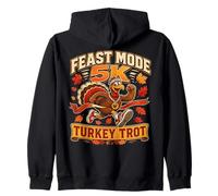 Feast Mode Turquie Trot Runner Mascotte Course Graphique Course Sweat à Capuche