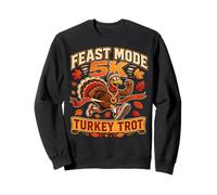 Feast Mode Turquie Trot Runner Mascotte Course Graphique Course Sweatshirt