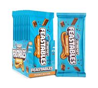 Feastables MrBeast Chocolate Bars/Barres de chocolat MrBeast de Feastables (10 x 60g) (Deez Nutz/Milk Chocolate Peanut Butter)
