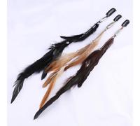 Feather Hair Clips, Boho Feather Hair Clips, Feather Indian Headdresses, 3 Pc Hair Pins Feathers Halloween Hairstyle Game Role Accessories Costume Cosplay Accessories