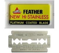FEATHER LOT DE 30 LAMES DOUBLE FACE EN INOX G