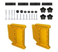 Featherboard Planche à plumes empilable réglable pour sciage de table, défonceuse, dispositif de sciage à bande, travail du bois, bloc poussoir