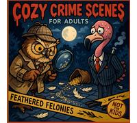 Feathered Felonies Crime Scenes Coloring Book - Adult Coloring Book for Crime Enthusiasts and Bird Lovers: Cute Birds... Cozy Vibes... and a Touch of ... to Color for Stress Relief - NOT FOR KIDS