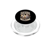 Feathered Freeloaders Welcome Humour Mangeoire PopSockets PopGrip pour MagSafe