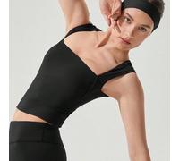 FeatherFit™ Débardeur basique à encolure carrée, longueur hanches, sous les bras, à faible impact, amovible, pour le yoga, le Pilates et l'usage quotidien L,M,S,XL,XS,XXL,XXS,XXXL,XXXXLUnicoloreTissu 
