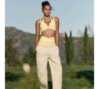 FeatherFit™-Sculpt Double Glow Brassière de sport douce et élastique avec coupe-poussière amovible, style push-up et col montant réglable 2 en 1. Impact moyen, idéale pour l'entraînement, la course à 