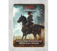 Feats of Nesiroon - Feats for 5e and 2024 Gameplay: Bonus Playable Species - The Da'vyk with Dedicated Feats