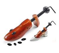FEATUR Embauchoir de bottes, extenseur de chaussures en bois de pin massif - Écarteur de chaussures pour femmes et hommes, marron, 42/45 EU (Couleur : Onecolor, taille : 2.0/5.5UK)