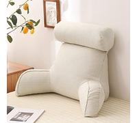 FEAW Oreiller de Lecture,Coussin de lit avec Accoudoirs,Coussin Cale pour Soutenir Le Dos,Parfait pour Le Soutien du Dos Lors de la,pour Lit/Fauteuil/Canape