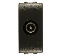 FEB 14051/SAT Prise TV SAT mâle, gris foncé