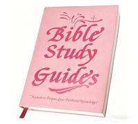 Febbya Guide d'Étude Biblique 66 Pages,Cahier d'Étude Religieuse avec Couverture Cuir,Carnet d'Étude Biblique Religieux pour Femmes