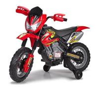FEBER 6V Moto Cross, 400F, 6 V, Couleur Noir, Gris, Rouge, Jaune (Famosa 800011250) FAMOSA