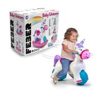 FEBER Baby Unicorn, Trotteur 2 en 1 en Forme de Licorne, Trotteur et Trot, développe des capacités psychomotrices, Enfants à partir de 3 Ans, célèbre (FED35000)