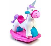 Feber Baby Unicorn Voiture à toboggan Rose Rose One Size