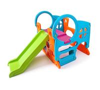 Station de jeux - FEBER - Aire de jeux avec toboggan en plastique anti-UV