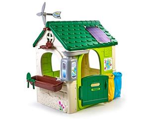 FEBER - Eco House - Maison de Jeux extérieure avec de Multiples activités d'apprentissage pour Les Enfants Amoureux de la Nature - Convient aux Enfants à partir de 2 Ans