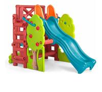 Feber Maison des bois - Centre d'activités avec toboggan pour enfants de 2 à 7 ans (Famosa 800009590)