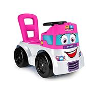 FEBER - Motofeber Blocks Ambulance, Véhicule Porteur avec Jeu 3 en 1 et Thème Médecin, Comprend Un Couloir avec Panneau et 10 Blocs de Figures Géométriques, Famosa (800013223)