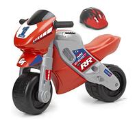 FEBER MotoFEBER Racing - Trotteur avec Casque, pour Enfants de 18 Mois à 3 Ans, Rouge (Famosa 800008171)