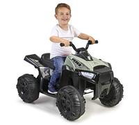 Feber - Quad Boxer, Batterie véhicule Electrique, 12 V, Vert (Famosa 800012541)