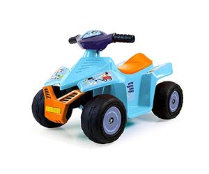 Feber - Quad Racy Bluey 6V, Voiture électrique pour garçons et Filles de 18 Mois à 3 Ans, avec accélérateur, Grandes Roues pour la stabilité, jusqu'à 40 Min d'autonomie, Chargeur Inclus(FEQ06000)
