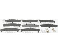 FEBEST 0103-ACA30F Transparent anti-bruit, plaquette de frein (panneau dorsal) p