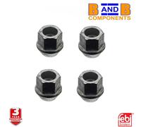 FEBI 46702 JEU DE 4 ÉCROUS DE ROUE M12X1.5 19MM SIÈGE CONIQUE OPEL VAUXHALL...
