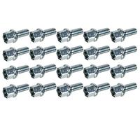 febi bilstein 06963 Lot de 20 boulons de Roue M12 x 1,5 SW17 mm