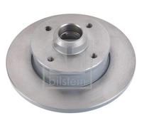 FEBI BILSTEIN 09074 2x Disque de frein Arrière Ø226mm Épaisseur: 10mm Cercle de percage -Ø: 100mm Plein Compatible avec VW Golf III 3/5 portes 1H1 Golf II 3/5 portes 19E, 1G1 Corrado 53i