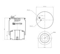 FEBI BILSTEIN 101739 Soufflet à air, suspension pneumatique