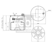 FEBI BILSTEIN 102510 Soufflet à air, suspension pneumatique