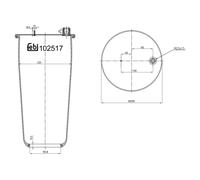 FEBI BILSTEIN 102517 Soufflet à air, suspension pneumatique