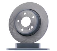 2x Disque de frein Essieu arrière plein 107512 FEBI BILSTEIN pour MERCEDES-BENZ