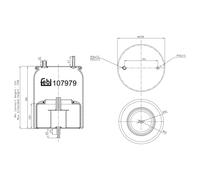 FEBI BILSTEIN 107979 Soufflet à air, suspension pneumatique