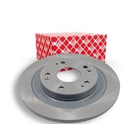 2x Disque de frein Essieu arrière plein 108479 FEBI BILSTEIN pour HONDA CIVIC IX