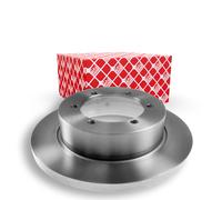 2x Disque de frein Essieu arrière plein 108484 FEBI BILSTEIN pour NISSAN CABSTAR