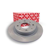 2x Disque de frein Essieu arrière plein 108510 FEBI BILSTEIN pour KIA CLARUS