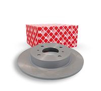 2x Disque de frein Essieu arrière plein 108536 FEBI BILSTEIN pour NISSAN PRIMERA