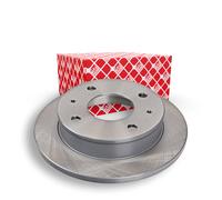 2x Disque de frein Essieu avant plein 108616 FEBI BILSTEIN pour HYUNDAI ATOS