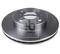 FEBI BILSTEIN 108635 2x Disque de frein Avant Ø238mm Épaisseur: 22mm Cercle de percage -Ø: 100mm ventilé de l'intérieur Compatible avec TOYOTA COROLLA Compact E11 COROLLA Liftback E11 COROLLA E11