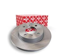 2x Disque de frein Essieu avant plein 108649 FEBI BILSTEIN pour MITSUBISHI